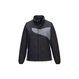 PORTWEST - PW278BZRM PW2 Mujer Softshell (2L) Negro/Zoom Grey - EAN 5036108396221 CHAQUETAS DE TRABAJO CHAQUETAS SOFTSHELL PARA TODAS LAS TEMPORADAS - Product Image 1