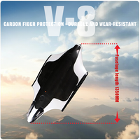 Радиоуправляемый планер Skywalker V8 1350 мм, большая полезная нагрузка и обтекаемый дизайн, стабильный полет, для любителей 14+ лет