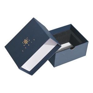 ISO9001 Flexographic Printing Luxury Cufflink Packaging <b>Box</b> Custom Logo Drawer Cardboard <b>Box</b> with Insert for Watch Accessories - Product Image 3