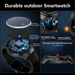 New Stylish Outdoor Long Standby Time <strong>Smart</strong> <strong>Watch</strong> Phone Waterproof Ignition Fire <strong>Watch</strong> Smartwatch For Men - Product Image 2
