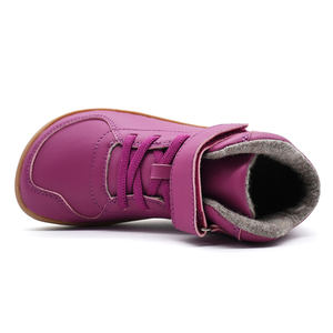 屋外冬用アンクルトレッキングハイキングブーツ子供用ワイドつま先ボックス暖かいゼロドロップ裸足靴子供 - Product Image 2