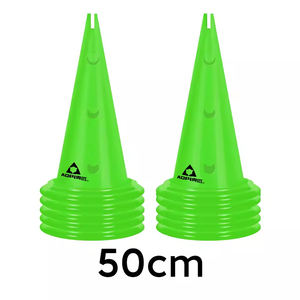 Bola kerucut latihan olahraga kebugaran kerucut penanda latihan sepak bola kerucut rintangan dengan lubang logo latihan - Product Image 3