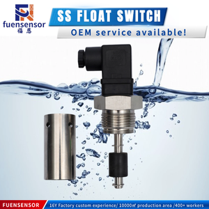 Sensor de nivel de flotador de montaje horizontal de acero inoxidable 316 para dosificación de líquidos químicos corrosivos - Product Image 1