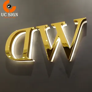 letter agents in china backlit channel signs design letter 3d letters