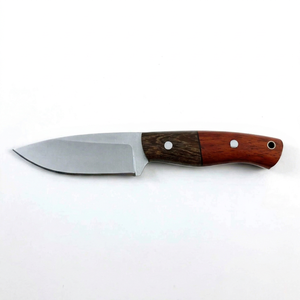 Outil utilitaire d'extérieur à lame fixe personnalisé en gros avec manche en bois bicolore - Product Image 1