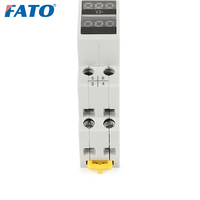 Compteur de tension sur Rail Fato Din 3 phases affichage numérique Ac 80-500V Mini indicateur de voltmètre modulaire