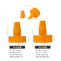 Bouchon de bouteille de sauce de 38 mm, 40 mm, 44 mm, 400, bec verseur, distributeur, bouchon Yorker pour bouteilles de miel