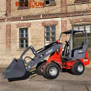 EVERUN ER1220 1.2ton сельскохозяйственная техника мини колесный погрузчик с дизельным двигателем Kubota Euro 5 EPA4 - Product Image 5