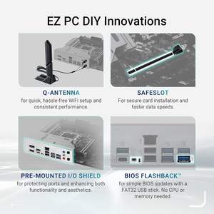 Carte mère Prime Z890M-Plus Wifi Mx LGA 1851 Intel Z890 DDR5 prête pour l'IA (vente en gros) - Product Image 2