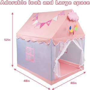 Tente de jeu d'intérieur pour enfants en gros – Château de rêve de princesse pour filles - Product Image 2