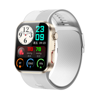 Montre connectée TKYUAN ECG avec écran AMOLED de 1,952 pouces, surveillance du sommeil, appel SOS, airbag santé, pour personnes âgées, Reloj Smart Watch
