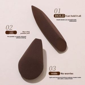 Éponge de Maquillage Visage Magic Beauty en Forme d'Œuf, Houpette Ingénieuse à Double Usage Sec/Humide, Ne Retient Pas Facilement la Poudre, Se Dilue dans l'Eau - Product Image 5