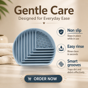 Comedero Lento de Silicona Ecológico, Duradero e Impermeable para Perros Pequeños y Medianos, Tapete de Rompecabezas para Perros y Gatos, Tapete para Lamer que Combate el Aburrimiento - Product Image 2
