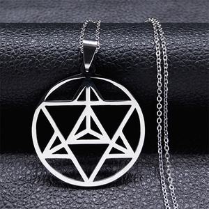 Seven Archangels – collier amulette en acier inoxydable pour <span class=keywords><strong>homme</strong></span>, bijou de Protection chrétien, sceau de <span class=keywords><strong>salomon</strong></span> Talisman - Product Image 6