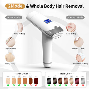 Moolweel T001i Máquina IPL Profesional de Mano para Uso Doméstico, Depilación Láser Intensa Indolora con Enfriamiento Eléctrico para el Cuerpo - Product Image 3