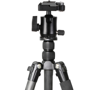 Soporte de trípode de fibra de carbono ligero de 1500mm de altura profesional para cámara DSLR <span class=keywords><strong>ESOL</strong></span> monopié de teléfono móvil - Product Image 4