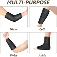 Pack de glace enveloppant autour du genou Gel réutilisable grand sac de glace pour les blessures soulagement de la douleur gonflement