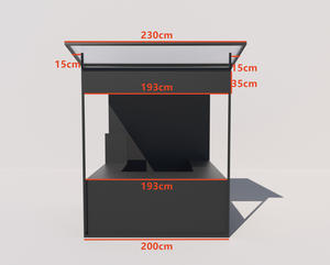 Cabina portátil para exteriores, cabina de exposición plegable, Mostrador de publicidad, mostrador de promoción - Product Image 2