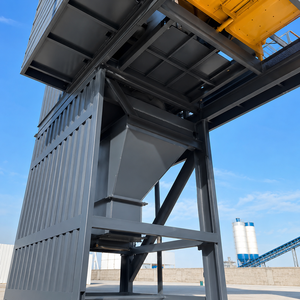 Centrale à béton modulaire HZS180, équipement complet de production de béton avec système de mélange, de convoyage et silo à ciment - Product Image 5