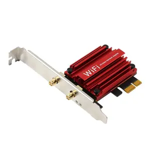 Tri-band 2.4 ghz/ 5 ghz/ 6GHz 5374Mbps WIFI 6E PCI-E การ์ดเครือข่ายไร้สายอะแดปเตอร์6E ไวไฟ ax210NGW