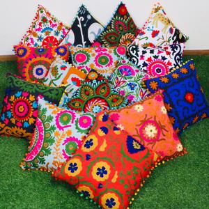 ปลอกหมอนอิงผ้าปักลายปลอกหมอนโซฟาดีไซน์เนอร์ขายดี - Product Image 2