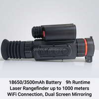 Lunette thermique Wi-Fi Sytong LM02-25LRF pour la chasse, enregistrement vidéo et prise de photos, télémètre laser 1000m