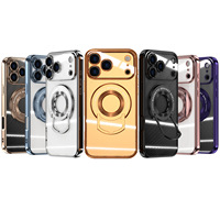 Coques de téléphone portable en PC pour modèles 17/16/15/14/13, design sportif, support magnétique en U, protection antichoc