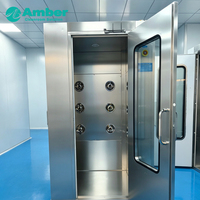 Douche à air intelligente avec système d'interconnexion d'air de qualité supérieure, douche à air en acier inoxydable pour salle blanche