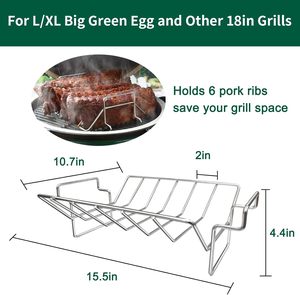 Support de cuisson et de fumage double usage en acier inoxydable pour dinde et rôtisserie, pour usage extérieur, avec grilles personnalisables L/<span class=keywords><strong>XL</strong></span> - Product Image 1