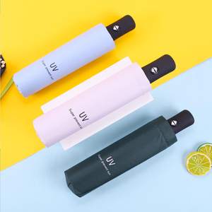 ร่มพับได้ร่มสีขาวแบบพกพาเปิดปิดอัตโนมัติออกแบบได้ตามต้องการ - Product Image 6