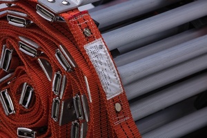 Échelles d'évacuation incendie pliantes de type suspendu en alliage d'aluminium haute résistance JJXF TT-9GZ - Product Image 5