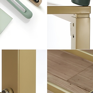 Gold Metal <b>Canopy</b> <b>Bed</b> Frame <b>for</b> Apartment Guest Room Hotel Bedroom - Product Image 6