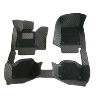 Vente en gros 7D double couche tapis de sol de voiture 5D pour Audi A1 A3 A4 A5 A6 A6L A7 A8 A8L personnalisation Automobile tapis couverture