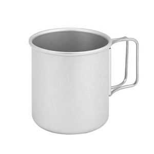 Taza de Café Personalizada de Aleación de Aluminio para Exteriores con Asa Plegable - Taza Ligera para Camping, Ideal para Regalos Promocionales - Product Image 2