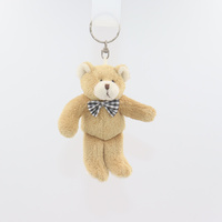 Porte-clés en peluche en forme d'ours en peluche JM9548