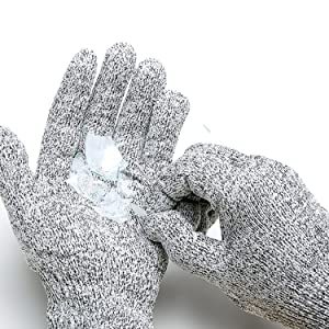 Gants antidérapants résistants aux coupures Gant de protection des mains résistant à la chaleur pour les tâches d'ingénierie d'<span class=keywords><strong>atelier</strong></span> de gril de barbecue - Product Image 6