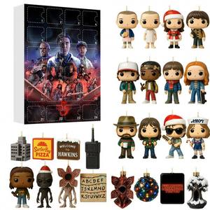 Nuevo y Más Vendido: Set de 24 Piezas de Stranger Things 2026, Calendario de Adviento con Caja Sorpresa, Figuras de Acrílico de Dibujos Animados a Escala 1/12, Adornos para Mochila - Product Image 5