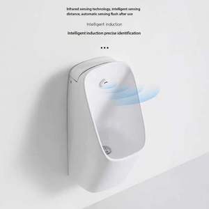 โถปัสสาวะแบบเหนี่ยวนำชนิดแขวนเซรามิกแบบอัตโนมัติสำหรับโรงแรมดีไซน์ทันสมัย - Product Image 6