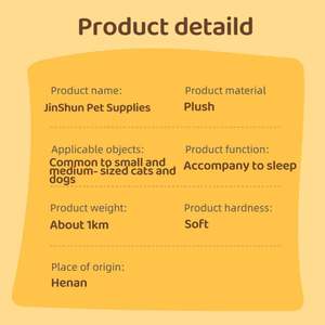 Alle Seizoenen <span class=keywords><strong>Eco</strong></span>-Vriendelijke Katoenvezel Cartoon Kat <span class=keywords><strong>Bed</strong></span> Grot Opvouwbaar Wasbaar Semi-Gesloten Hond & Kat Mode Modern - Product Image 4