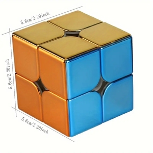 Thánh tay mạ điện từ ba bước ma thuật khối lập phương mát mẻ câu đố đồ chơi trẻ em thi đấu Đồ chơi siêu mịn đặc biệt - Product Image 4