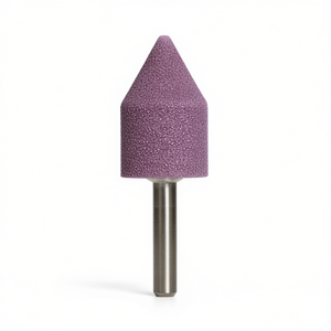 TTAKE Cylindrical Ceramic <b>Grinding</b> <b>Wheel</b> 12x20 Mm 6 Mm Shank Conical Tip Abrasive Cutting <b>Grinding</b> <b>Wheels</b> - Product Image 2