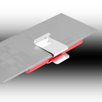 Clips de câble DC réglables NSPV en acier inoxydable 304 de 6 mm² 10AWG, accessoires solaires pour projets photovoltaïques