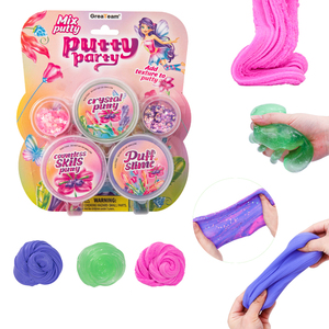 Wholesale fairy <b>Putty's</b> Party 3 Different <b>Putty</b> Puff <b>Slime</b> with Special Countless Silks <b>Putty</b> - Product Image 2