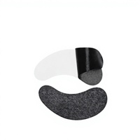 En gros, Patchs isolants pour extensions de cils en collagène, en tissu non tissé, film noir, transparents, pour l'espacement des faux cils