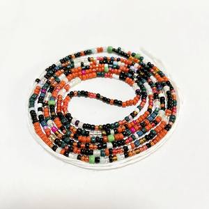 Perles de taille africaines colorées chaîne de corps à lacets bijoux de taille perles de taille en gros - Product Image 4