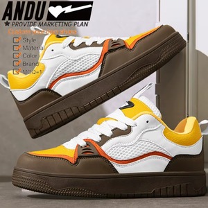 Chaussures de skate de style nouveau, baskets de créateur tendance pour hommes, baskets décontractées unisexes personnalisées avec logo, créez votre propre sneaker - Product Image 4