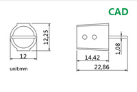 ZL F018 Scellé rotatif jetable en plastique pour compteurs, efficace pour la surveillance antivol des compteurs d'eau, d'électricité et de gaz, en vrac, usine du Shandong