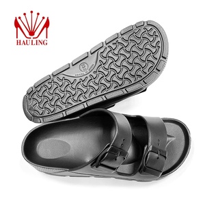 Men's EVA Waterproof Light Printed Open Toe Flat Platform Breathable <b>Cushioning</b> ARCH SUPPORT Anti-Slippery Spring Summer - Product Image 1