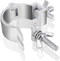 Pinces en Acier Inoxydable et Aluminium pour Éclairage de Scène sur Structure de Pont, Pinces Robuste 220 LB pour Projecteur LED Par et Lyre Mobile
