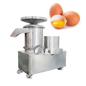 fully automatic raw egg crushing machine egg shell separating beating machine